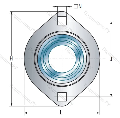 Подшипниковый корпус  PFL 208 в Брянске