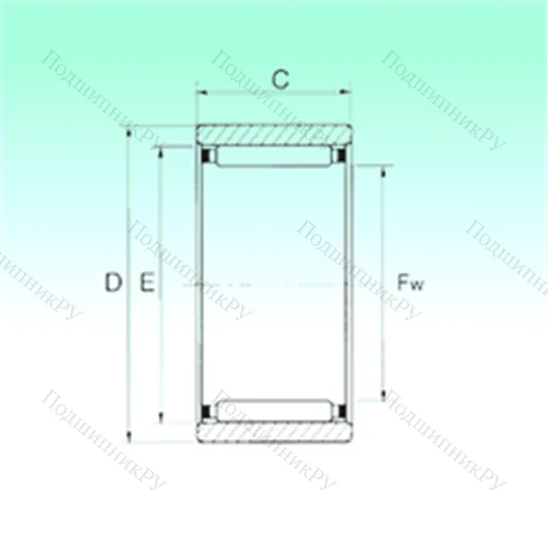 Подшипник игольчатый радиальный RNAO 22x35x16