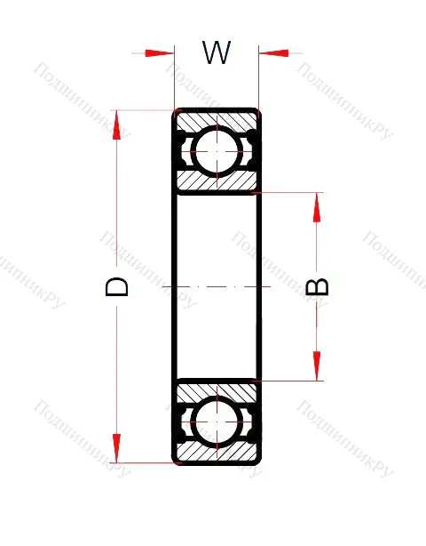 Высокотемпературный подшипник 6207 BHTS ZZ C 4 220-250° ()