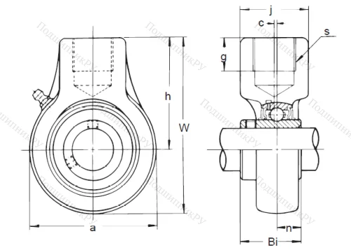 Подшипниковый узел UCECH 209 в Брянске