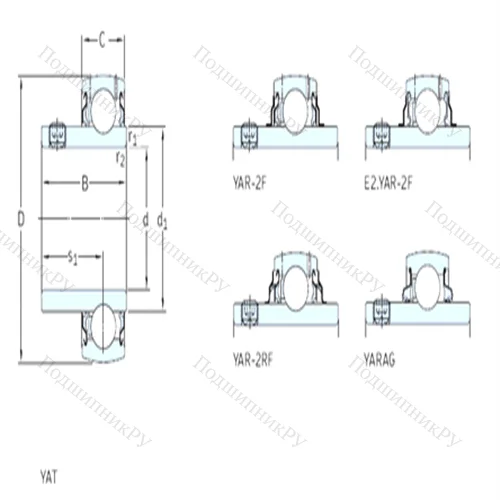 Подшипник шариковый радиальный