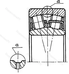 Модификация подшипника 53608 размер 40x90x33 ГПЗ-34