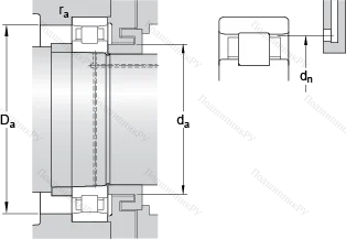 Подшипник N 1020 KTN 9/SP