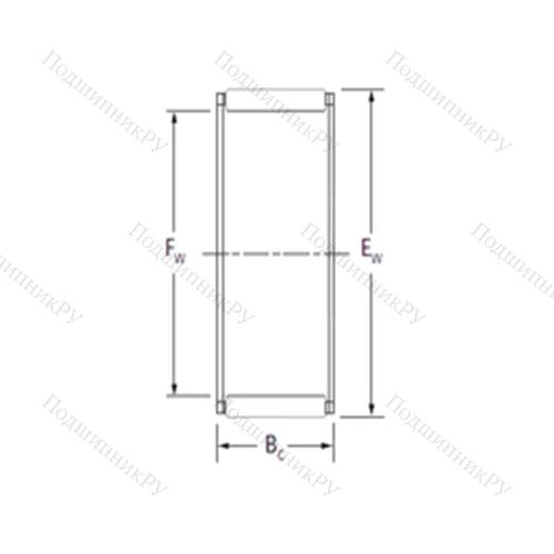 Подшипник игольчатый радиальный RFU 253027A от производителя  KOYO