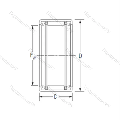 Подшипник игольчатый радиальный