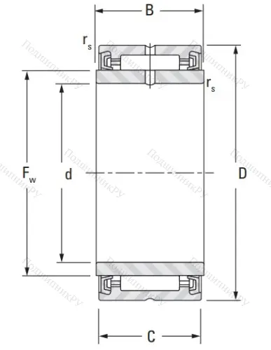 Игольчатый подшипник NA 4901 A 2RS от производителя  KOYO