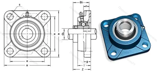Подшипниковый узел UCF 205 в Брянске
