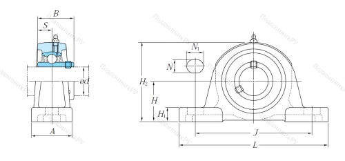 Подшипниковый узел UCP 207 J в Брянске