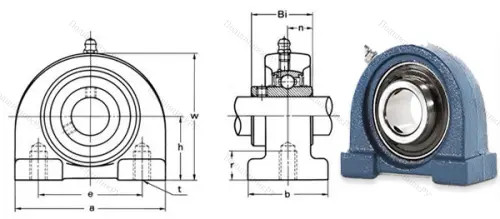 Подшипниковый узел UCPA 201 в Брянске