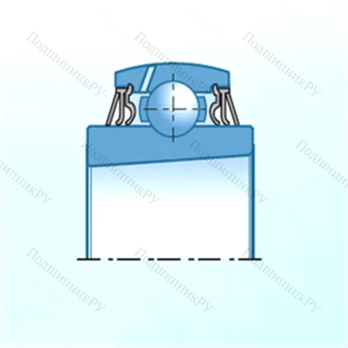 Подшипник шариковый радиальный UK 307G 2H от производителя  SNR
