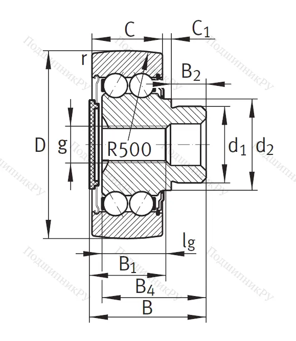 Подшипник ZL 5202 DRS