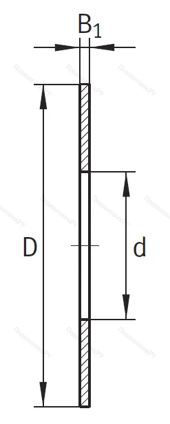 Игольчатый подшипник упорное кольцо AS 2542
