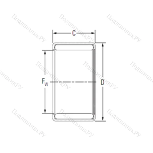 Подшипник игольчатый радиальный Y 2012